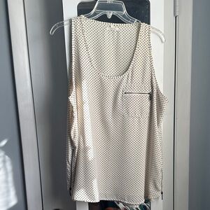 Maurices Black and White Polka Dot Tank Top